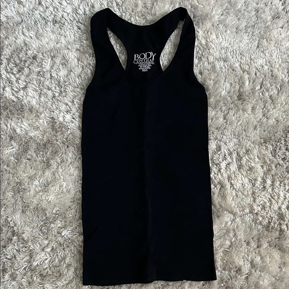 Body Central Classic Black Racerback Tank